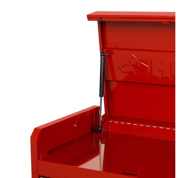 Husky - Tool Storage 27 in. W x 18 in. D Standard Duty Red Rolling Tool Chest Combo