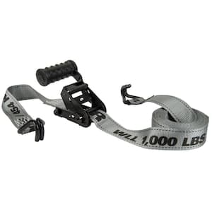 1.5 in. x 12 ft. 1000 lbs C-Grip Ratchet Tie Down Strap