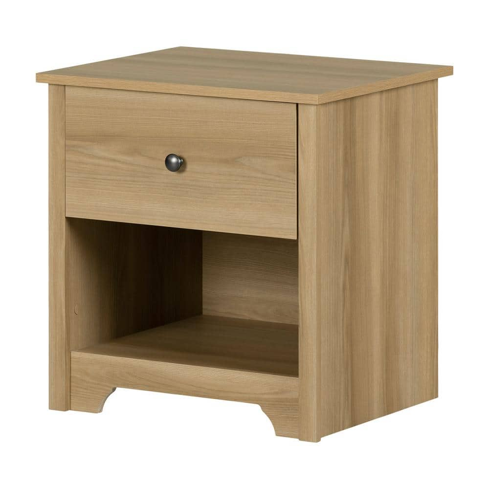 Vito 1-Drawer Nightstand, Natural Ash