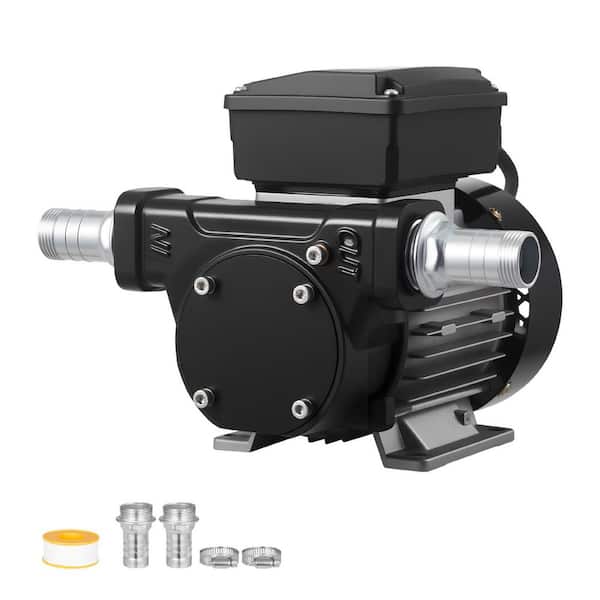 Oil Transfer Pump 110V, 16 GPM 60 L/min, AC Electric Fuel Transfer Pump for Diesel Kerosene Biodiesel, 8 ft. /2.4 m Max