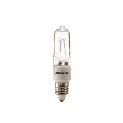 150-Watt T4 Halogen Mini Light Bulb with Mini-Candelabra Screw (E11) Base, Clear, 2900K, (5-Pack)