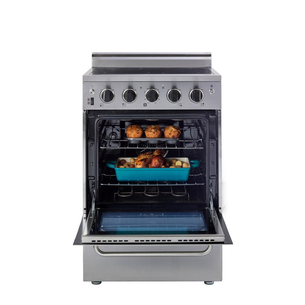 Prestige 24" Stainless Steel Freestanding Electric Convection Range