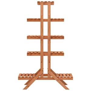 32.7 in. x 9.8 in. x 52 in. Solid Fir Wood Plant Stand