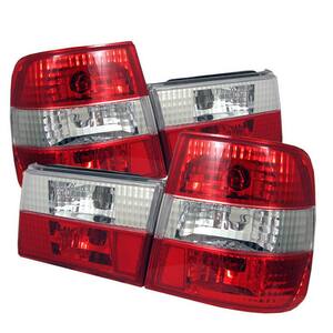 Spyder Auto BMW E39 5-Series 97-00 LED Tail Lights - Red Clear