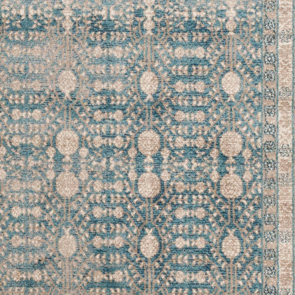 Sofia Blue Beige Synthetic Rectangular Area Rug
