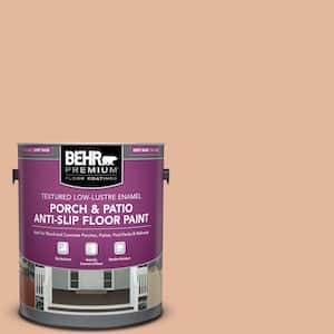 1 gal. #PFC-06 Georgia Peach Textured Low-Lustre Enamel Interior/Exterior Porch and Patio Anti-Slip Floor Paint
