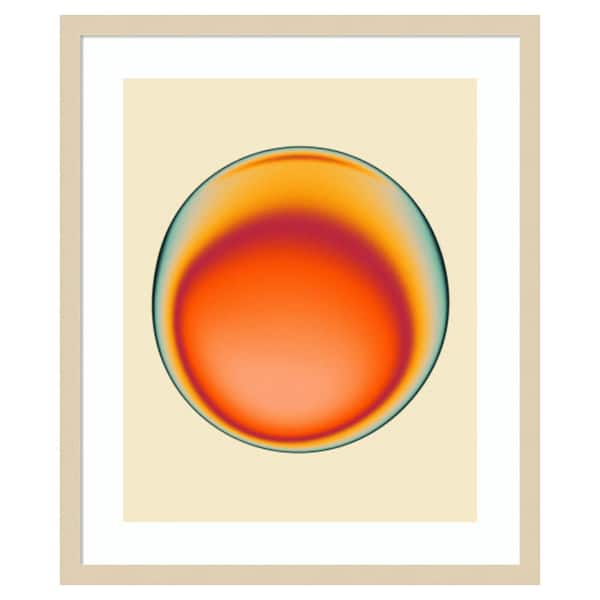 Amanti Art Ectoplasm 60 by Jazzberry Blue 1 Piece Framed Giclee Abstract Art Print 25 in. x 21 in.