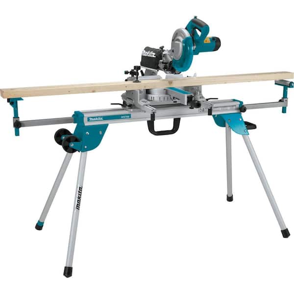 Blive kold element Kinematik Makita 15 Amp 10 in. Dual Bevel Sliding Compound Miter Saw with Laser/Bonus  Compact Folding Miter Saw Stand LS1019L-WST06 - The Home Depot