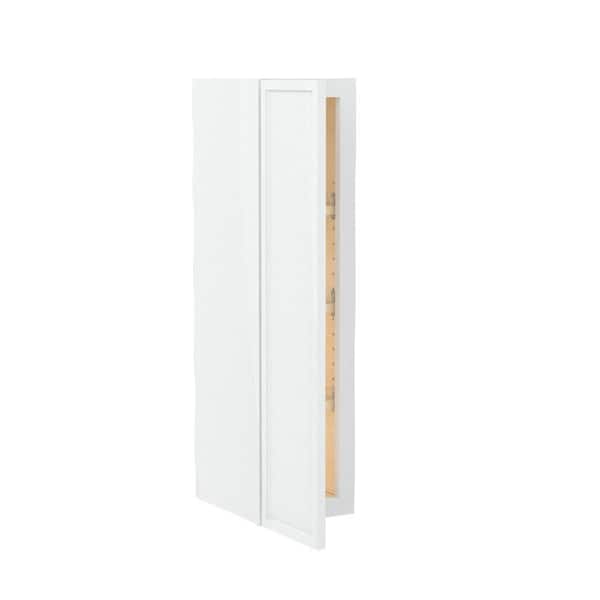 Franklin 9 in. W x 12 in. D x 36 in. H Assembled Plywood Wall Kitchen Cabinet in Vesper White with Soft Close