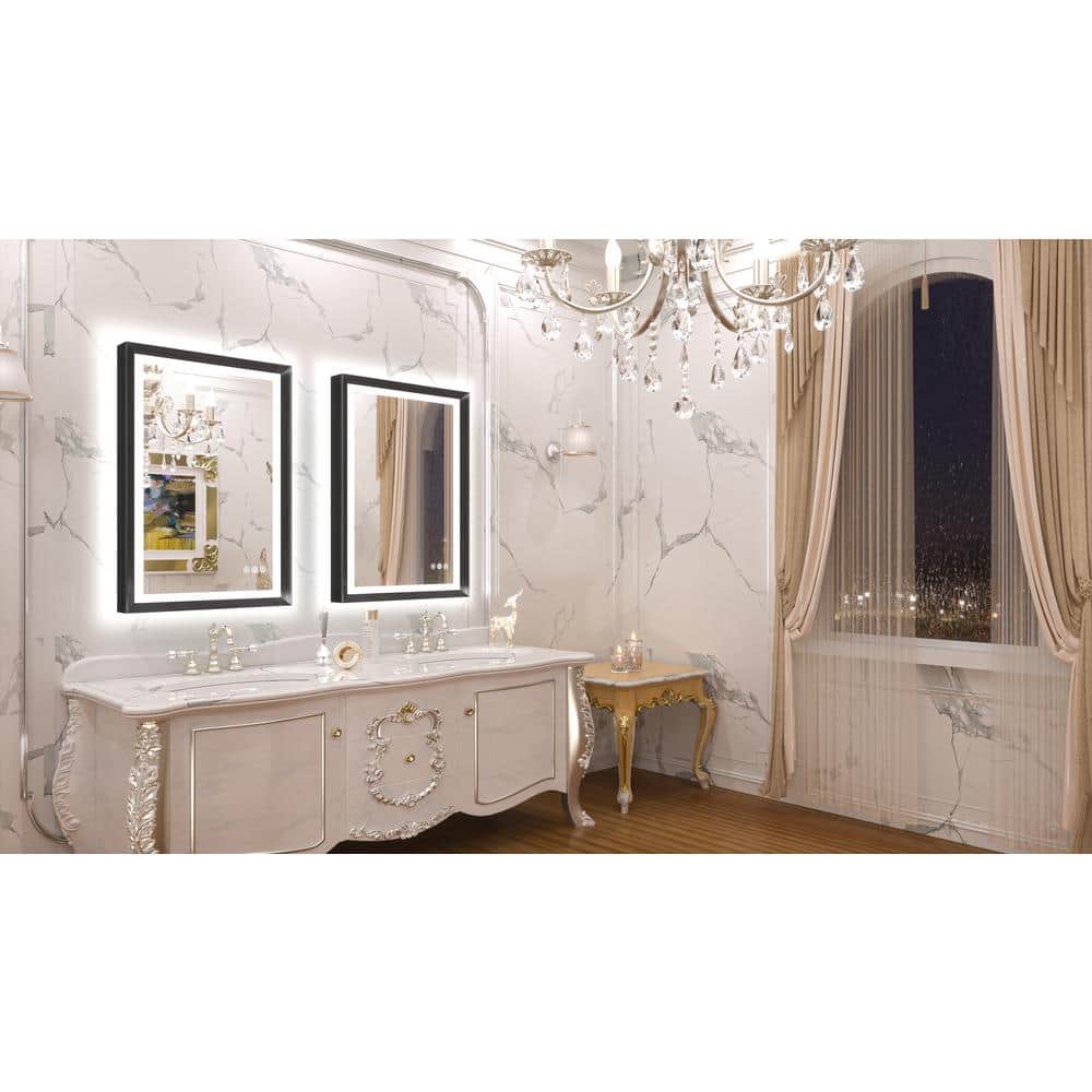 Modern Rectangular Frameless LED Bathroom Vanity Mirror