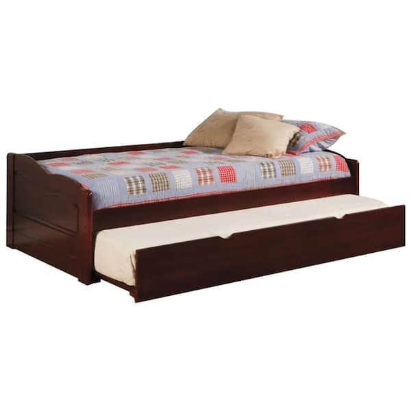 Unbranded Isaiah Cherry Twin Daybed with Trundle