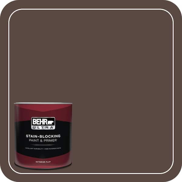 BEHR ULTRA 1 qt. #S-G-790 Bear Rug Flat Exterior Paint & Primer