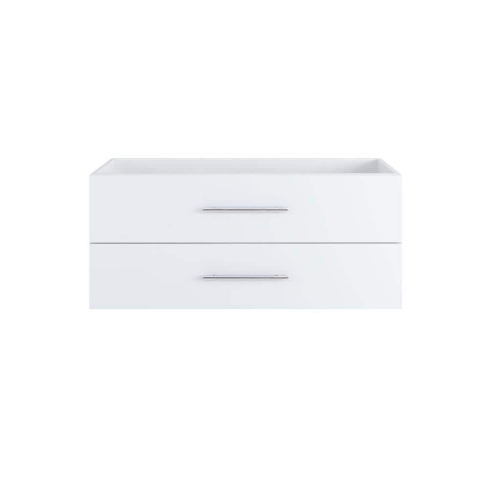 Napa 48 in. W x 20 in. D x 21 in. H Single Sink Bath Vanity Cabinet without Top in White, Wall Mounted price history on PriceWatchPro
