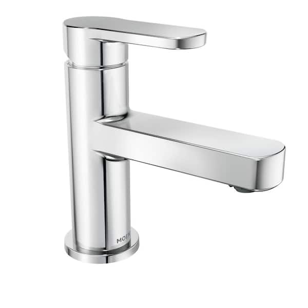 MOEN Laris Single-Handle Single-Hole Bathroom Faucet in Chrome