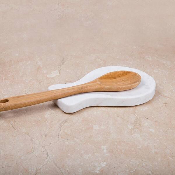 Creative Home Marble Spoon Rest; Charcoal
