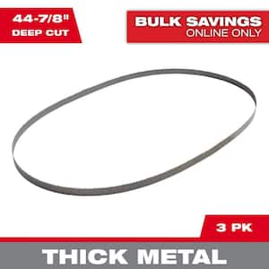 44-7/8 in. 10/14 TPI Deep Cut Portable Bi-Metal Band Saw Blade (3-Pack) For M18 FUEL/Corded