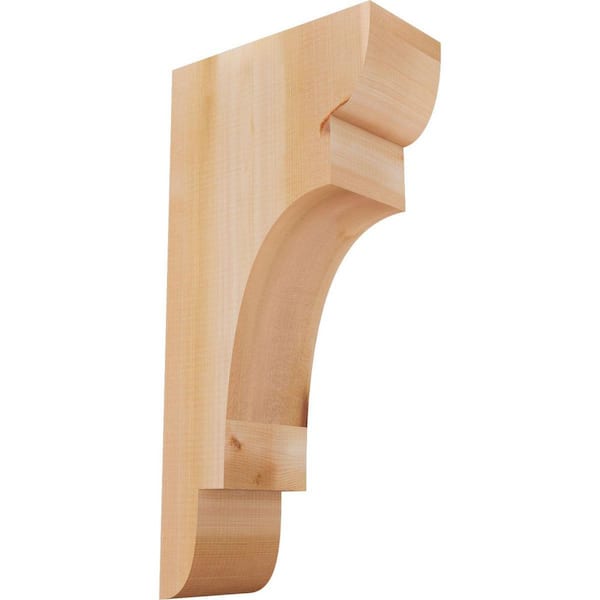 Ekena Millwork 5-1/2 in. x 12 in. x 24 in. Western Red Cedar New Brighton Smooth Corbel