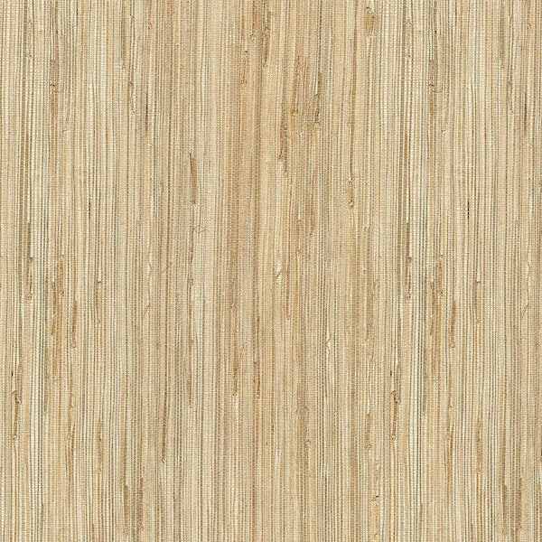 Kenneth James Daria Neutral Grasscloth Neutral Wallpaper Sample