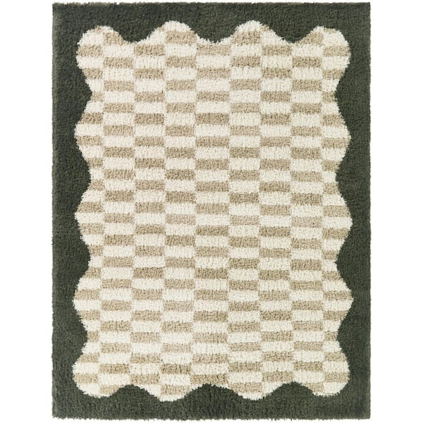 Candelaria Beige/Green 8 ft. x 10 ft. Area Rug