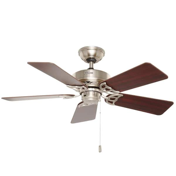 Hunter Hudson 42 in. Indoor Brushed Nickel Ceiling Fan