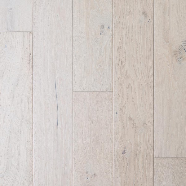 in. x sq. Brushed 6.5 Home Rincon Engineered Resistant T in. W Wire Plank Wide Water The (23.6 Malibu French Hardwood - ft./case) Oak Flooring HDMPCL107EF Depot 3/8