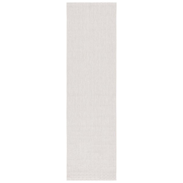 Sisal All-Weather Ivory 2 ft. x 8 ft. Solid Woven Indoor/Outdoor Runner Rug