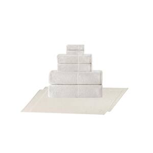 Incanto 8-Pieces Cream Turkish Cotton Towel Set