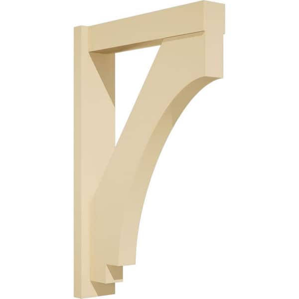 Ekena Millwork Imperial 5 in. W x 32 in. H x 24 in. D Signature Urethane Polyurethane Outlooker with Traditional Ends