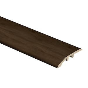 Seaside Oak/Aged Leather 1/3 in. Thick x 1-13/16 in. Wide x 72 in. Length Vinyl Multi-Purpose Reducer Molding