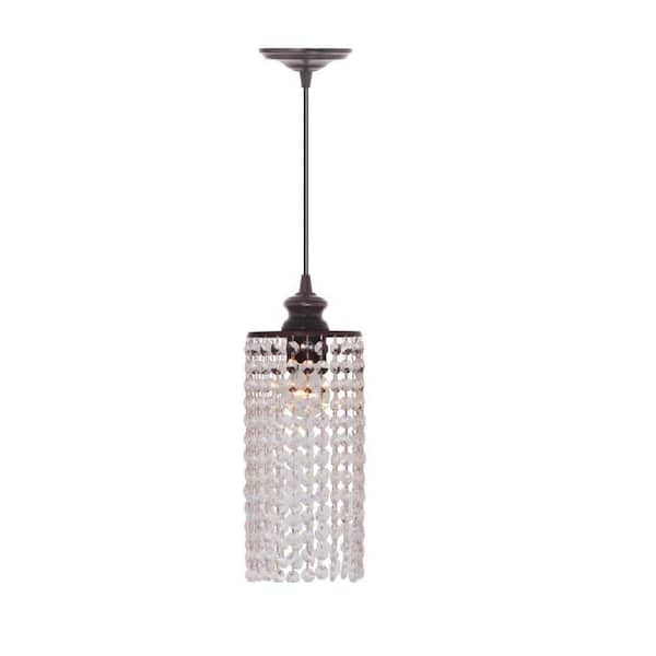 Home Decorators Collection Shimmer 1-Light Clear Pendant Conversion Kit