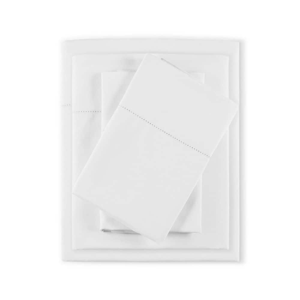 Queen White Egyptian Cotton Deep Pocket Sheet Set