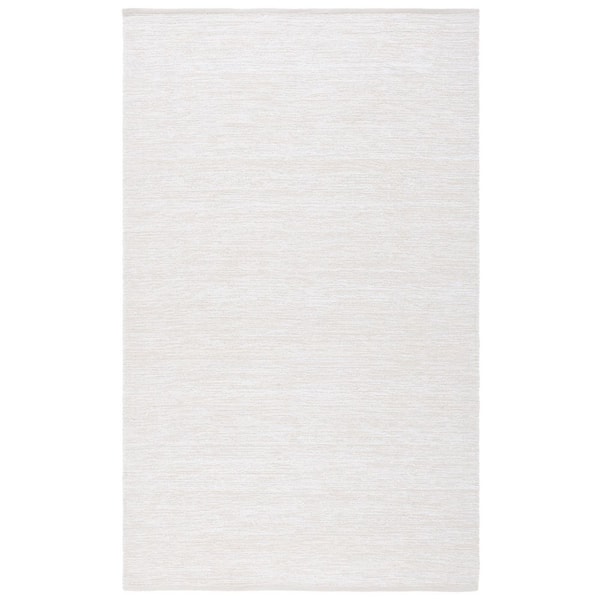 Montauk 6 ft. x 9 ft. Ivory Modern Solid Area Rug