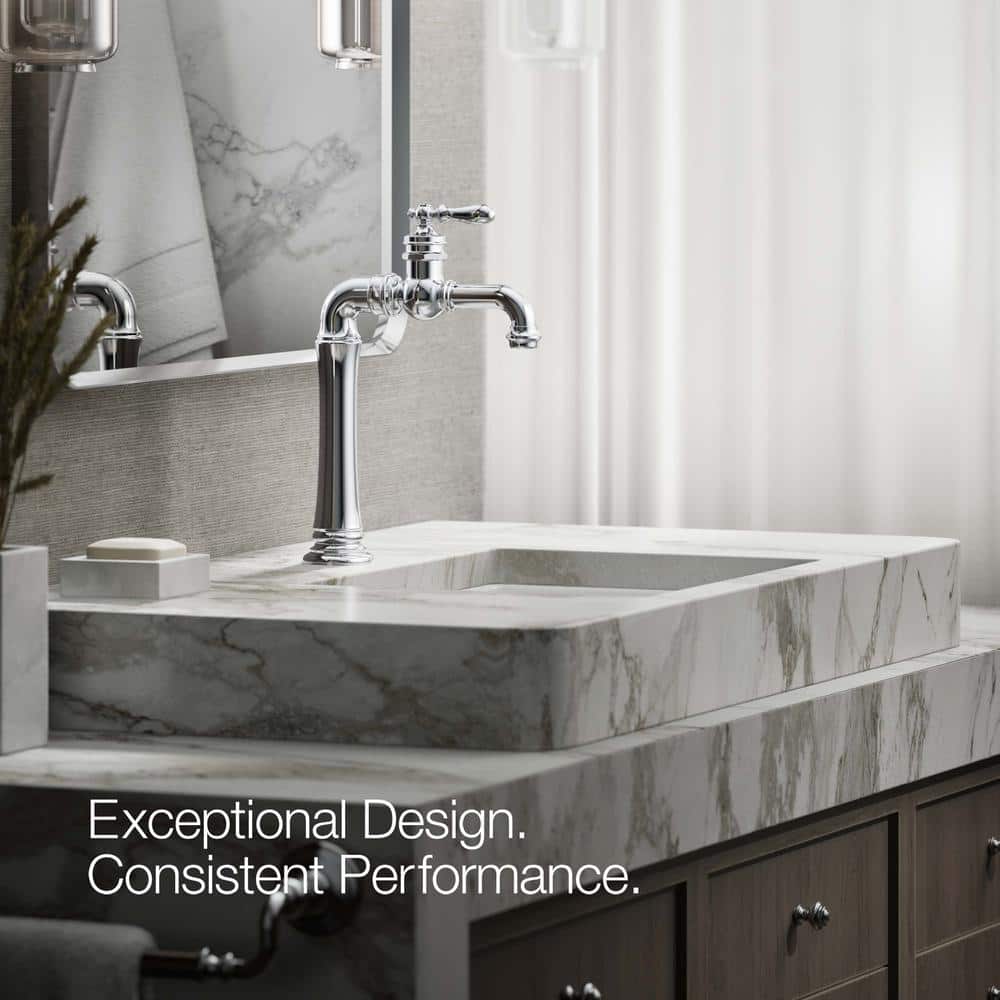 Artifacts Polished Chrome Single-Handle Modern Bathroom Faucet