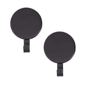 3.75 in. Artificial Black Attract Magnetic Hanger (2-pack)