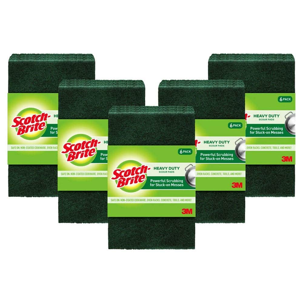 Scotch-Brite Stainless Steel Scrubbing Pad (3-Pack) 214C-CC - The Home Depot