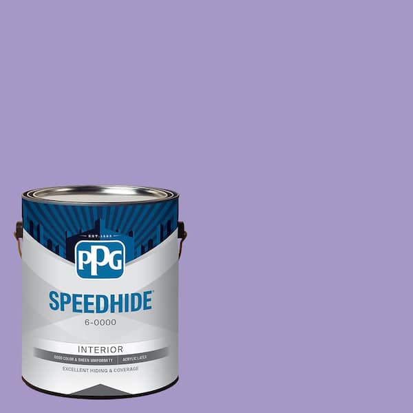 SPEEDHIDE 1 gal. PPG1247-5 Grape Arbor Satin Interior Paint