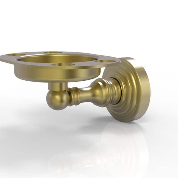 Allied Brass Waverly Place Collection Tumbler and Toothbrush Holder in Satin Brass