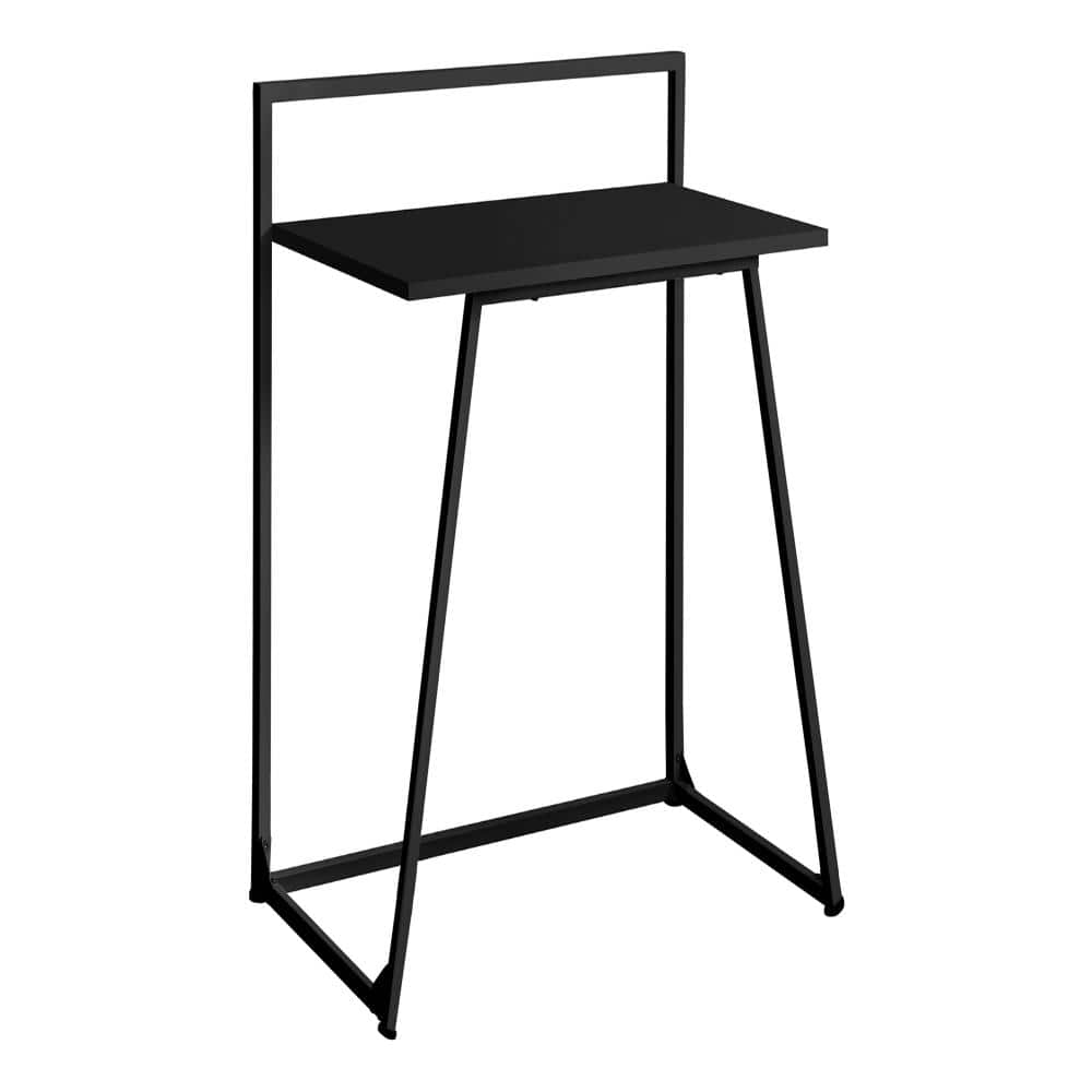Black Compact Computer Desk with Metal Base, Small Space, Dorm or Office price history on PriceWatchPro