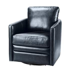 Denver Navy Swivel Chair with a Swivel Base