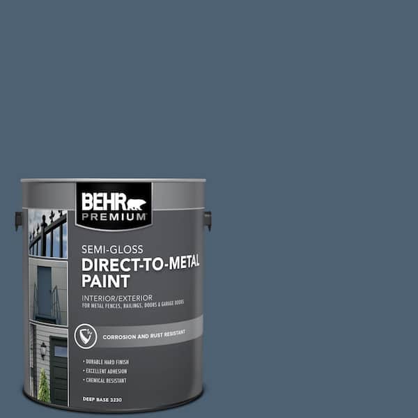 1 gal. #PPU14-19 English Channel Semi-Gloss Direct to Metal Interior/Exterior Paint