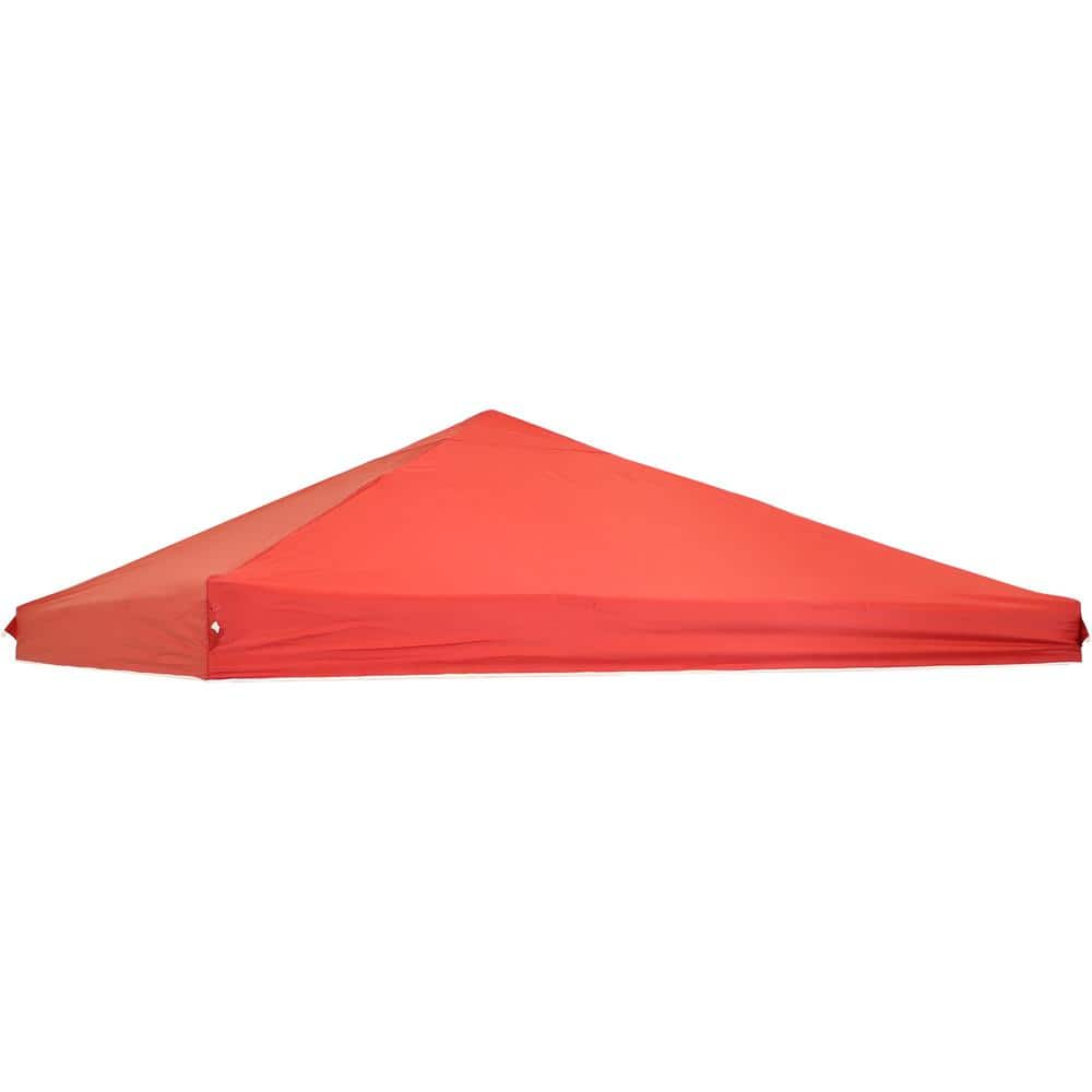 10 x 10 ft Standard 150D Oxford Fabric Pop-Up Canopy Shade - Red