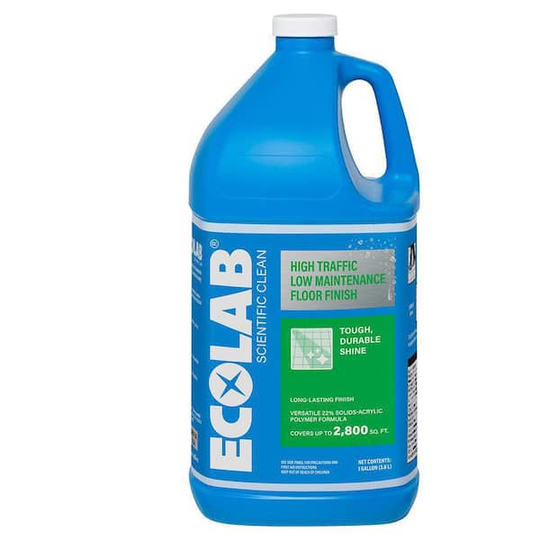 1 Gal. High Traffic Low Maintenance Non Slip Floor Finish for Concrete, Vinyl, Epoxy, Linoleum Flooring