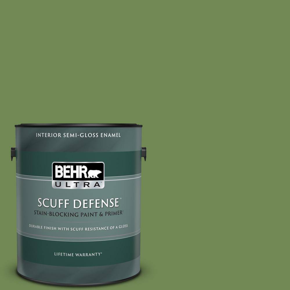 BEHR ULTRA 1 gal. M3706 Snip of Parsley Extra Durable SemiGloss