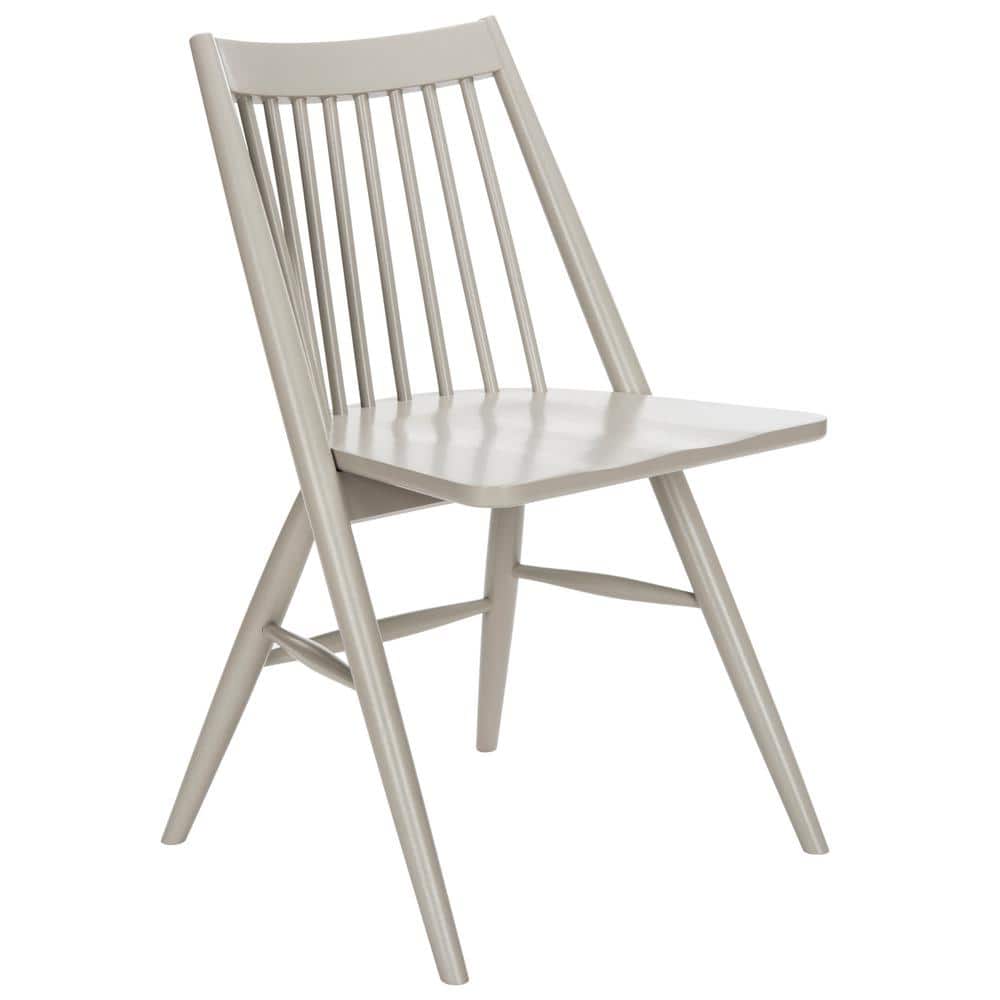 Wren 34" High Gray Wood Spindle Side Chair