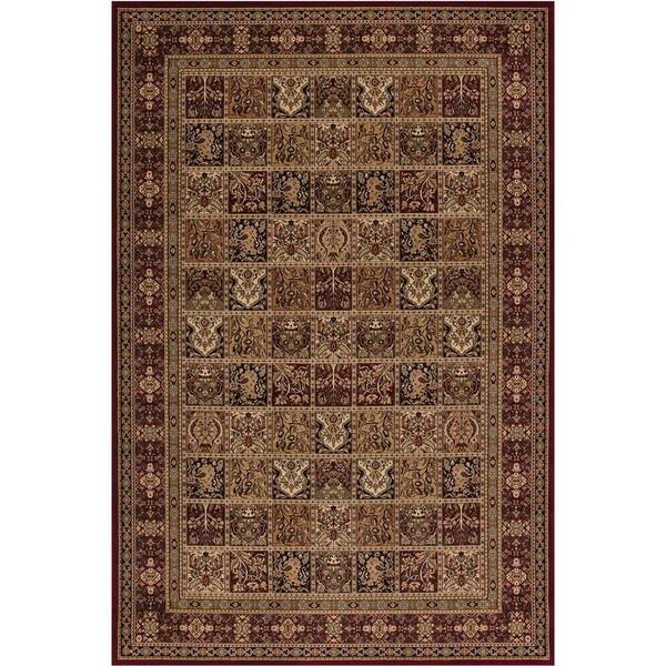 Concord Global Trading Persian Classics Panel Red 4 ft. x 6 ft. Area Rug