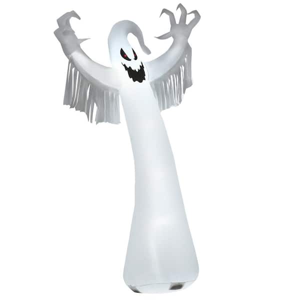 Gymax 12 ft. Inflatable Halloween Blow Up Ghost Decoration with ...