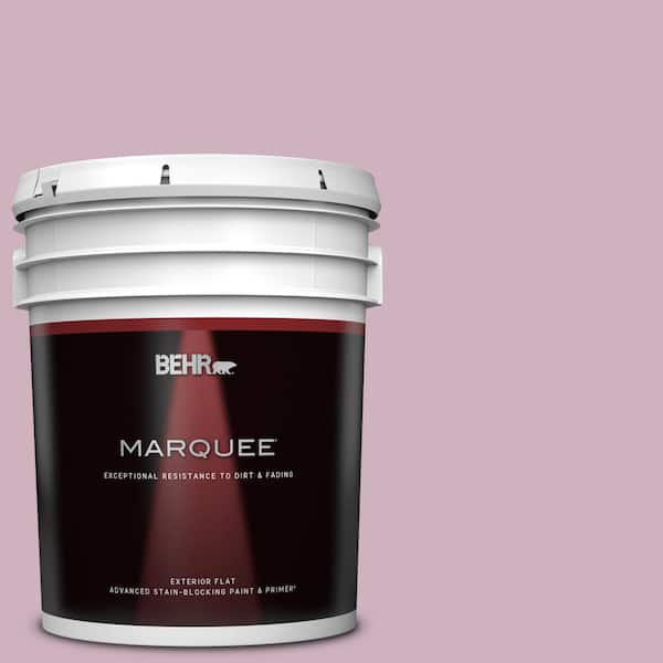BEHR MARQUEE 5 gal. #S120-3 Candlelight Dinner Flat Exterior Paint & Primer