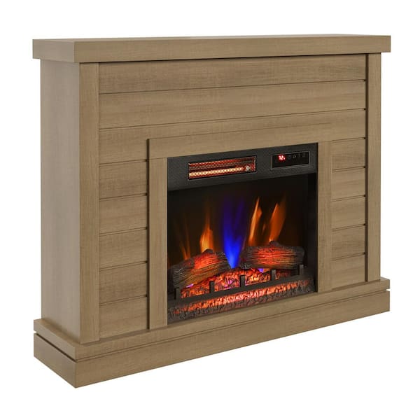 Duraflame 47.38 in. Freestanding Wall Mantel Electric Fireplace in Calvin Brown