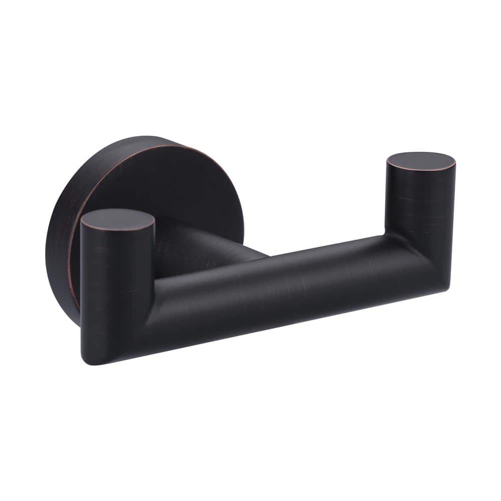 Stainless Steel Wall Mounted J-Hook Double Robe/Towel Hook in Oil Rubbed Bronze price history on PriceWatchPro