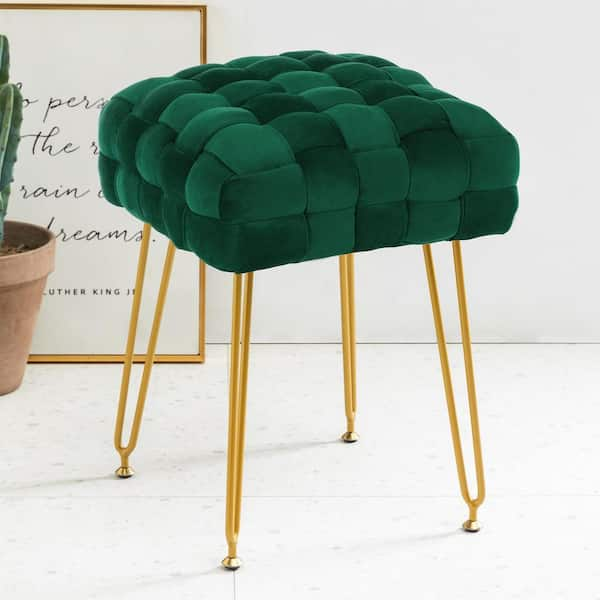 vanity stool green